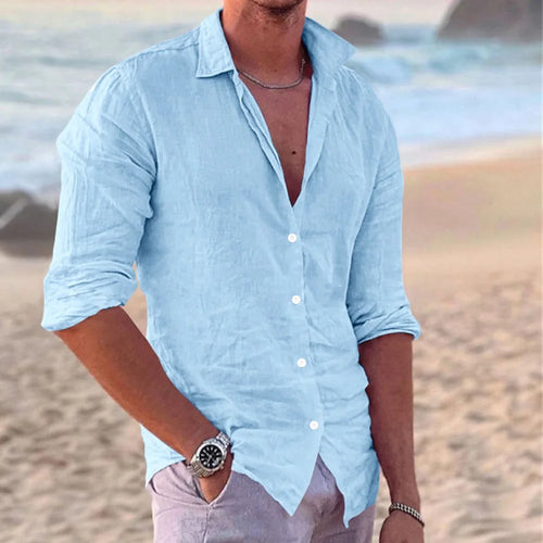 Amalfi Linen Polo